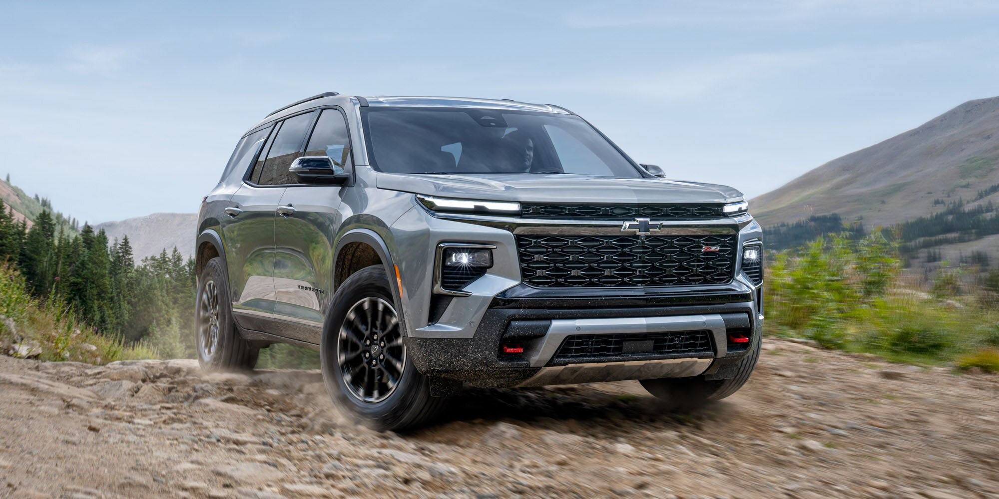 Traverse Z71, grilla frontal tipo panal